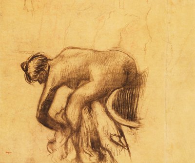 Po koupeli se žena suší, 90. léta 19. století od Edgar Degas