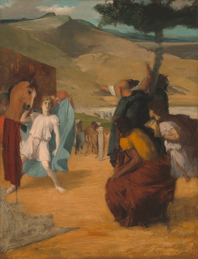 Alexander a Bucephalus, 18611862. od Edgar Degas