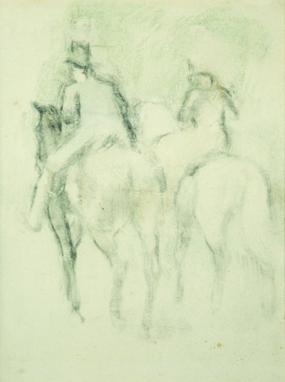 Amazon a jezdec, od Edgar Degas