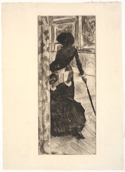 V Louvru: Malování (Mary Cassatt) od Edgar Degas
