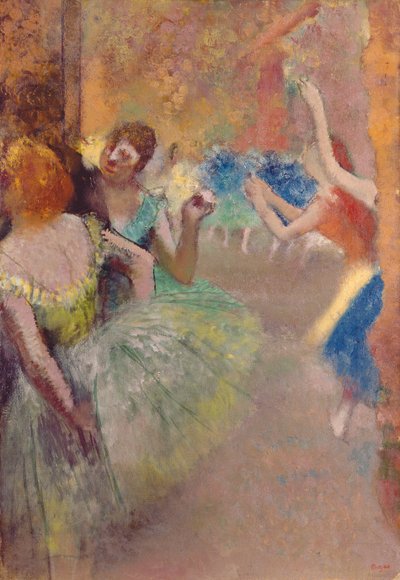 Baletní scéna; Baletní scéna, kolem roku 1885 od Edgar Degas