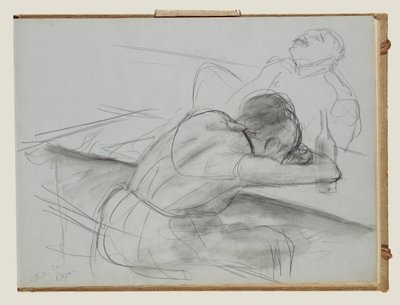 Scéna nevěstince od Edgar Degas