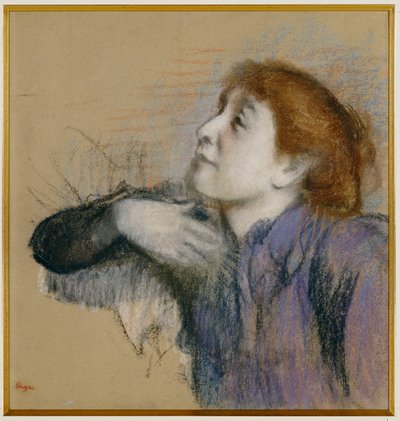 Busta ženy, c.1880-85 od Edgar Degas