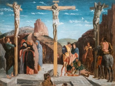 Kalvárie (kopie podle Andrea Mantegny). 1861. Olej na plátně. od Edgar Degas