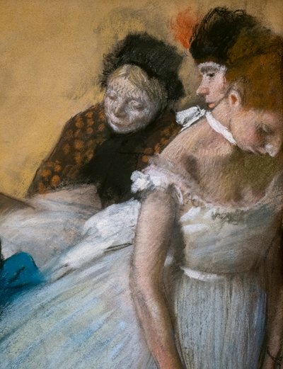 Taneční zkouška (detail). 1880. Pastel na papíře. od Edgar Degas