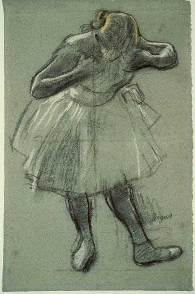 Tanečník se předklání od Edgar Degas