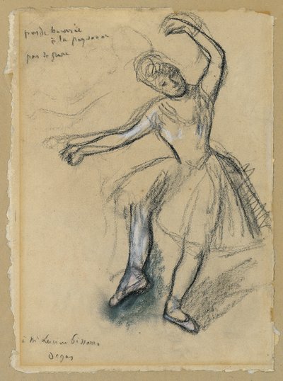 tančit; Tanečník, 80. léta 19. století od Edgar Degas
