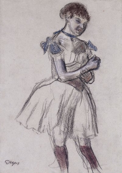 tančit; Tanečník, kolem roku 1880 od Edgar Degas