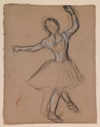 Tanečnice na jevišti a v pohybu od Edgar Degas