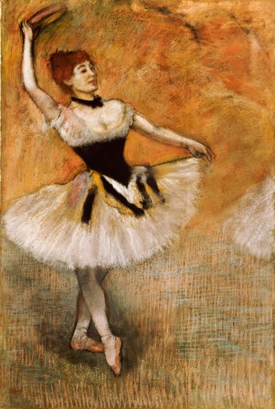 Tanečnice s tamburínou, 1882 od Edgar Degas