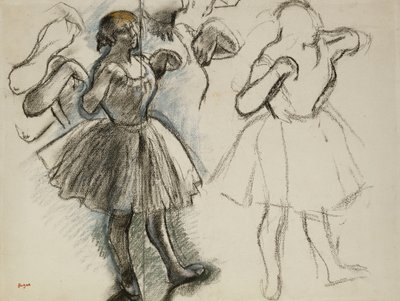 tanečníci; tanečnice, od Edgar Degas