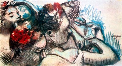 Hlavy tanečníků, 1899 od Edgar Degas
