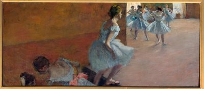 Tanečníci šplhající po schodech Malba Edgara Degase (1834-1917) od Edgar Degas
