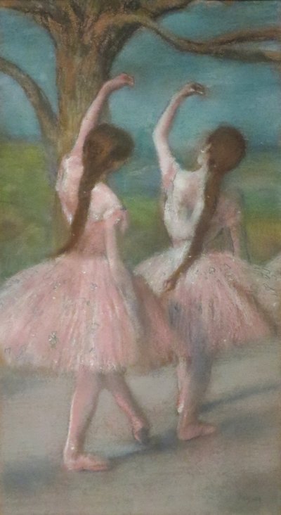 Tanečníci v růžovém od Edgar Degas