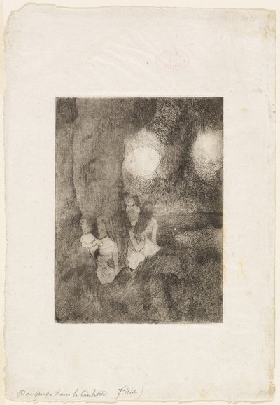 Tanečníci v křídlech od Edgar Degas