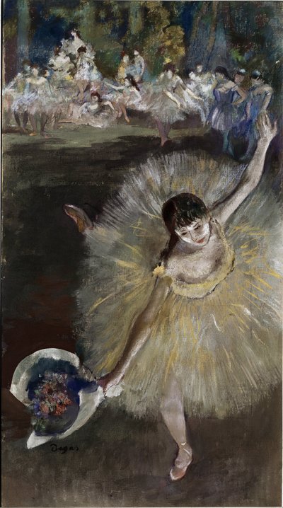 Tančící dívka (olej na plátně) od Edgar Degas