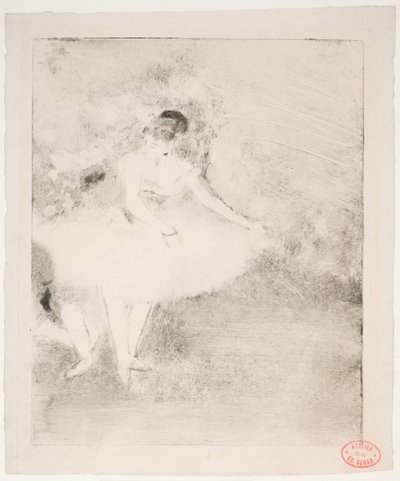 Tanec na jevišti od Edgar Degas