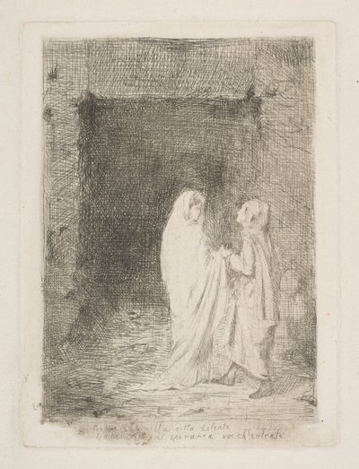 Dante a Virgil, 1857. od Edgar Degas