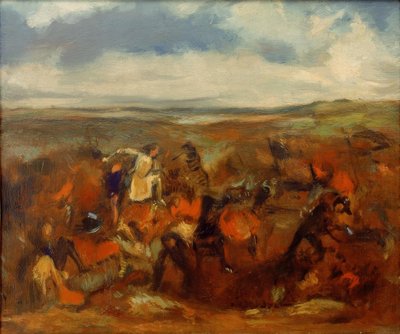 Bitva o Poitiers od Edgar Degas