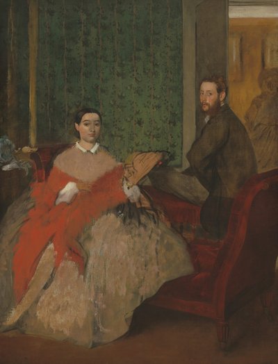 Edmondo a Therese Morbilli od Edgar Degas