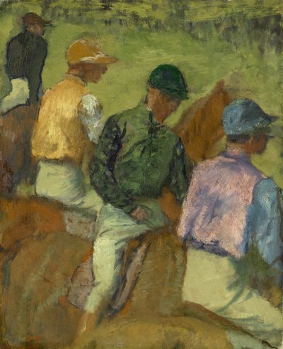 Čtyři žokejové, 1889 od Edgar Degas