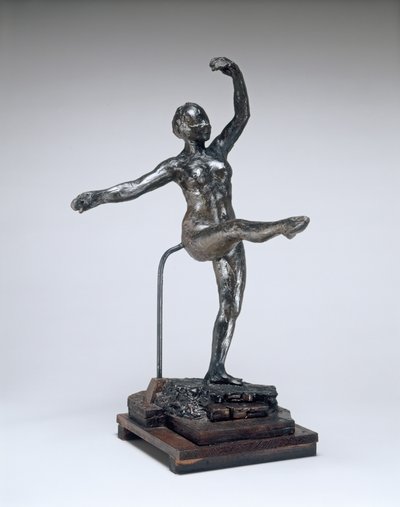 Čtvrtá pozice vpředu, na levé noze, c. 18851890. od Edgar Degas