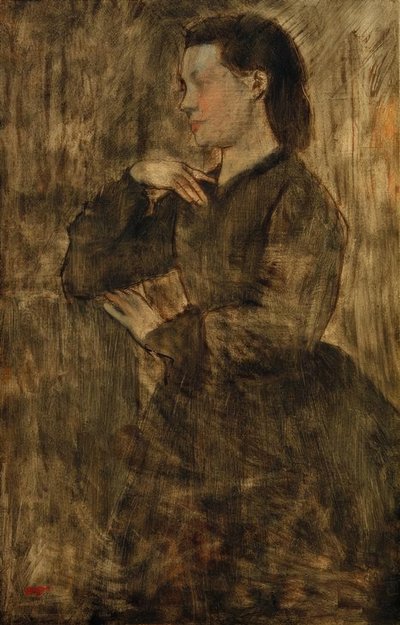 Portrét ženy od Edgar Degas