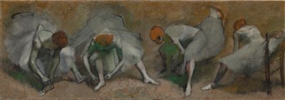 Frieze of Dancers, c. 1895. od Edgar Degas