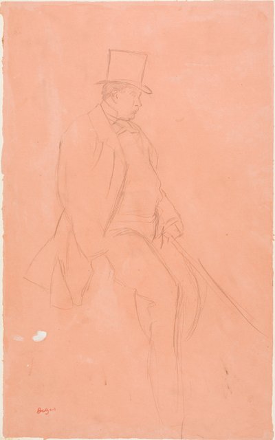 Gentleman Rider od Edgar Degas