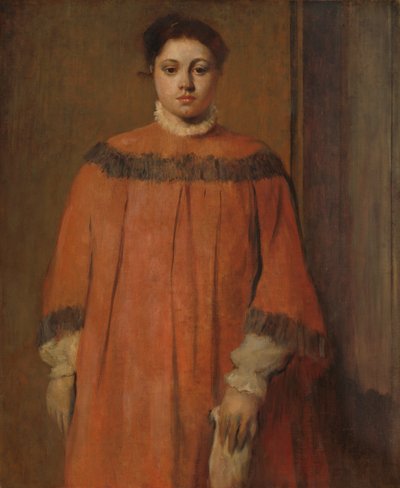 Dívka v červeném od Edgar Degas