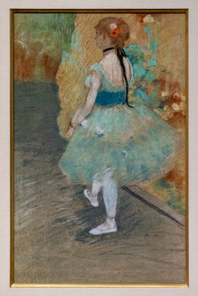 Zelená tanečnice. Kolem 1878. Pastel na papíře. od Edgar Degas