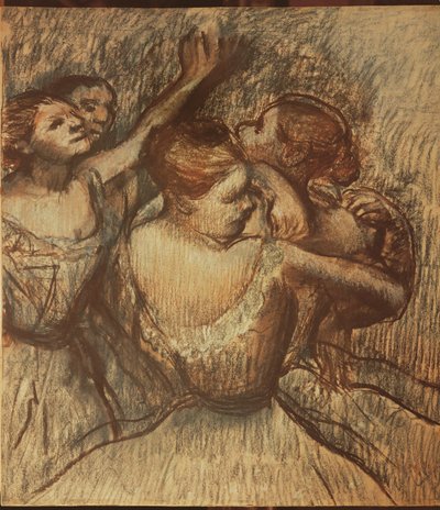 Zelení tanečníci od Edgar Degas