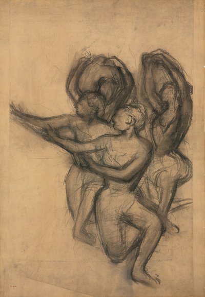 Skupina tanečníků; Skupina tanečníků, kolem 1895-1900 od Edgar Degas