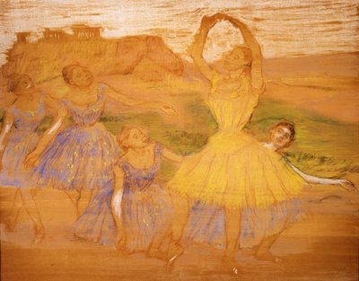 Skupina tanečníků, kolem 1895-1897 od Edgar Degas
