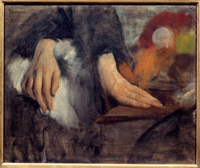 Ruční studie pro rodinu Bellelli Malba Edgara Degase (1834-1917) 1859 Sun. 0,38x0,46 m Paříž, musee d