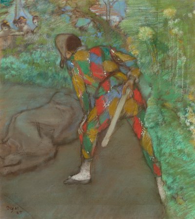 Harlekýn od Edgar Degas