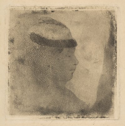 Hlava ženy z profilu, 1879-80. od Edgar Degas