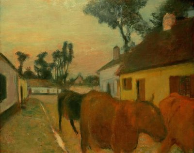 Návrat hejna od Edgar Degas