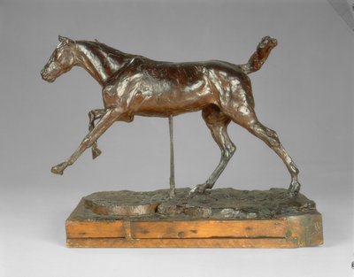 Kůň cválající pravou nohou od Edgar Degas