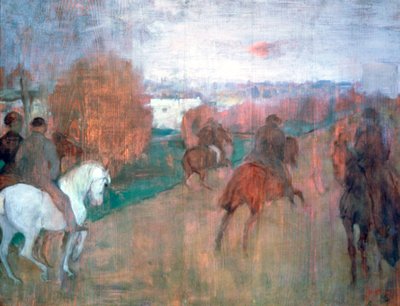 Jezdci na koních, 1864-1868 od Edgar Degas