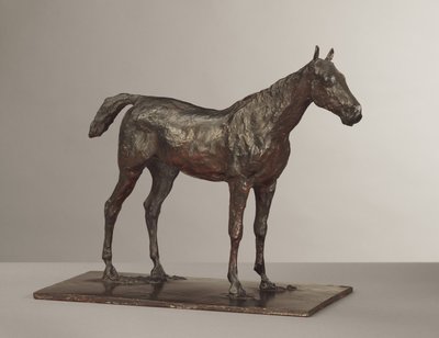 Horse Standing, modelováno kolem 70. let 19. století, obsazeno 1919-21 od Edgar Degas