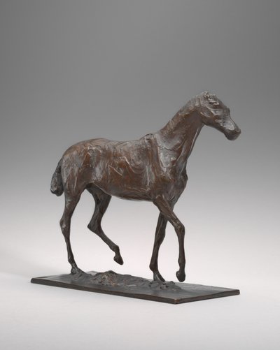 Horse Walking, původní vosk možná ze začátku 70. let 19. století, odlitek cca. 19201921. od Edgar Degas