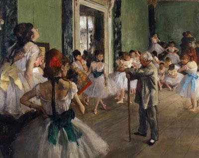 Taneční hodina od Edgar Degas