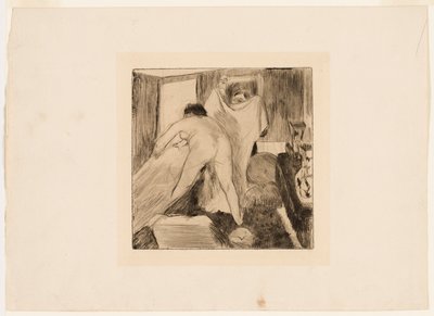 Odchod z lázně od Edgar Degas