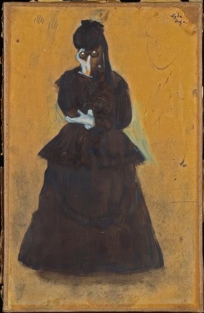Lyda (Žena s dalekohledem) od Edgar Degas