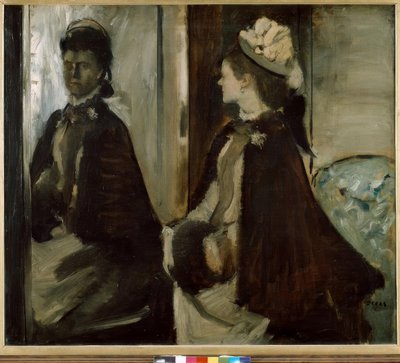 Madame Jeantaud u zrcadla od Edgar Degas