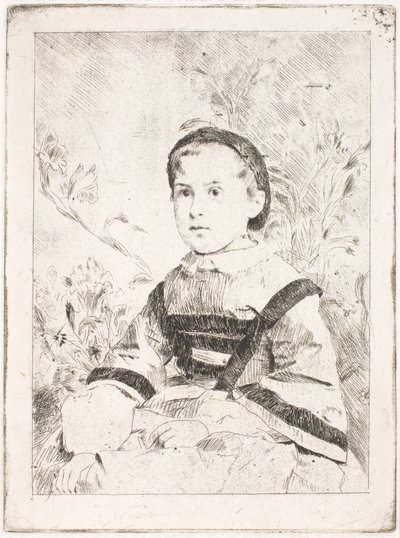 Slečna Nathalie Wolkonska od Edgar Degas