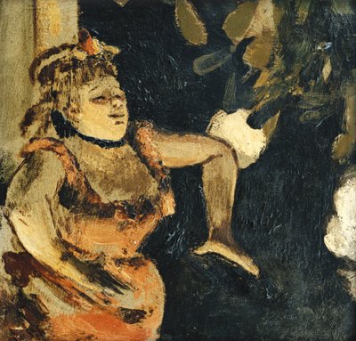 slečna Becat u Ambassadors; Slečna Becat ambasadorům, c. 1875-1877 od Edgar Degas