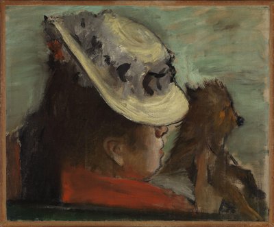 Norský jazyk Bokmål:  Dame med hund Dáma se psem od Edgar Degas