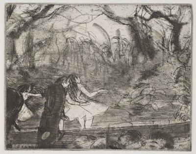 Na jevišti III od Edgar Degas